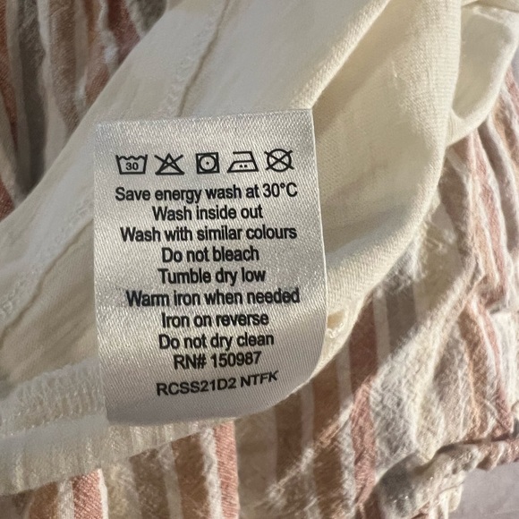 NWT Rylee + Cru Ruffle Tank Top with Embroidery - Picture 5 of 7